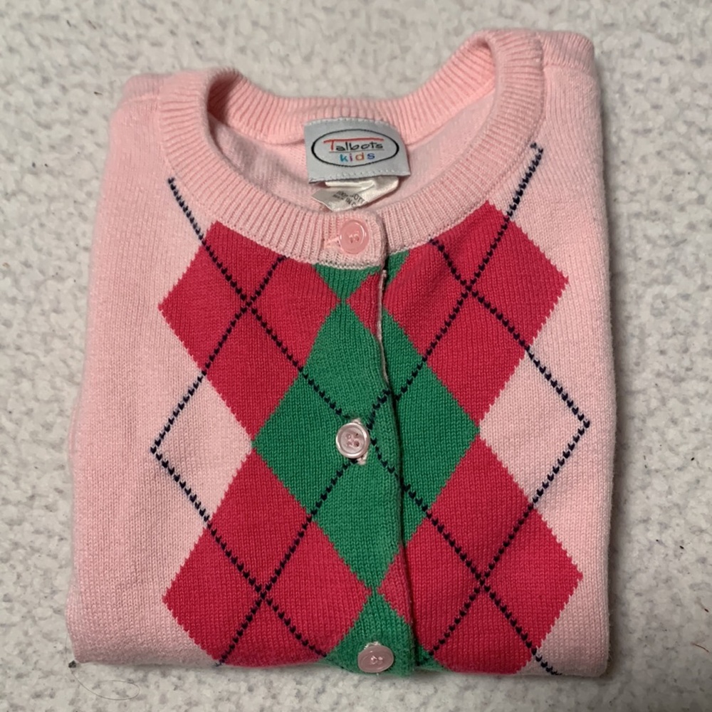 Talbots Kids Little Girls Cardigan, GUC, Size 3 - Picture 5 of 5